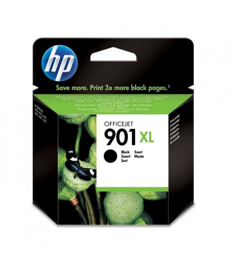 HP 901XL Cartouche d'encre noire grande capacité authentique (CC654AE) pour HP OfficeJet 4500/J4580/J4680