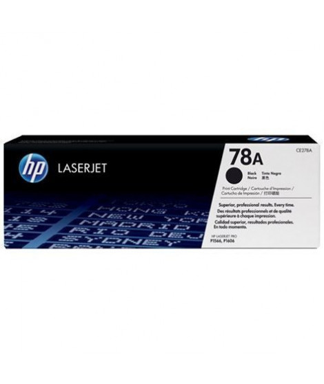 HP 78A Cartouche de toner noir LaserJet authentique (CE278A) pour HP LaserJet M1536/P1566/P1606