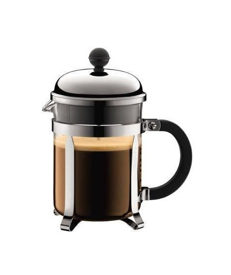 CHAMBORD - Cafetiere a piston BODUM , 4 tasses, 0.5 l, acier inox