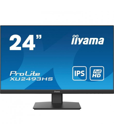 Ecran PC - IIYAMA XU2493HS-B5 - 24 FHD - Dalle IPS - 4 ms - 75Hz - HDMI  / DisplayPort