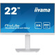 Ecran PC - IIYAMA ProLite XUB2294HSU-W2 - 21.5 FHD - Dalle VA - 1 ms - 75Hz - HDMI  / DisplayPort / USB - Pied réglable en ha…
