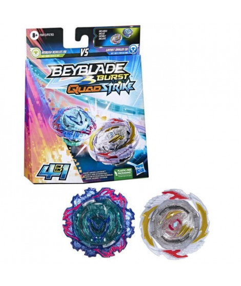 Beyblade Burst QuadStrike Dual Pack Gambit Dragon et Ambush Achilles