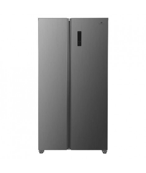 Réfrigérateur Continental Edison - CERASBS442IX - side by side - 442L - L90 cm x H177 cm - Inox