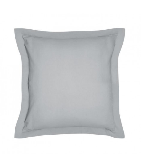 Taie d'oreiller TODAY Essential - 63 x 63+5 cm - 100% Coton uni - Acier