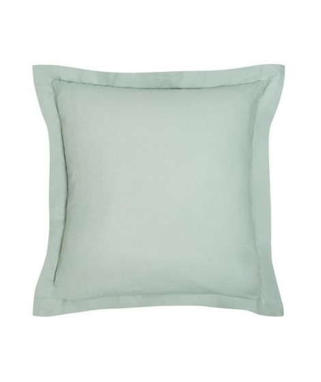 Taie d'oreiller TODAY Essential - 63 x 63+5 cm - 100% Coton uni - Celadon