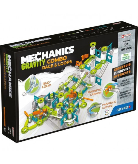 MECHANICS EcoFriendly - Combo Pack : Race + Loop 197 pcs Gravity