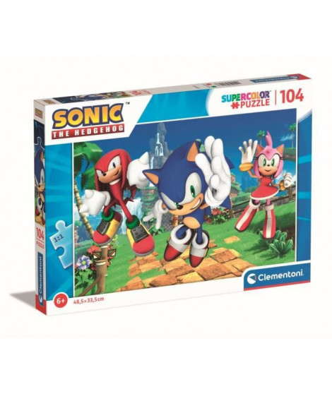 Puzzle - Clementoni - 104 pieces - Sonic