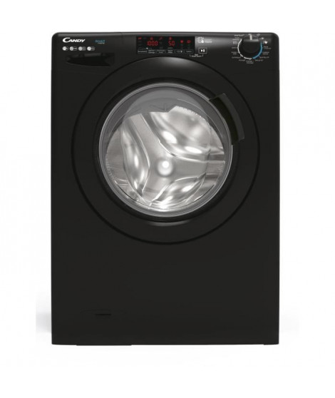 Lave-linge hublot CANDY CS 1411TXMBBE/47 - 11 kg - Induction - L60cm - Classe A - 1400 trs/min - Noir