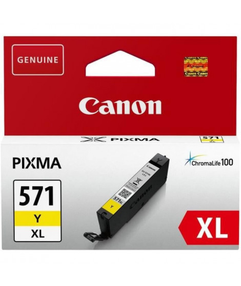 CANON Cartouche d'encre CLI-571 XL grande capacité Jaune (CLI571XL)