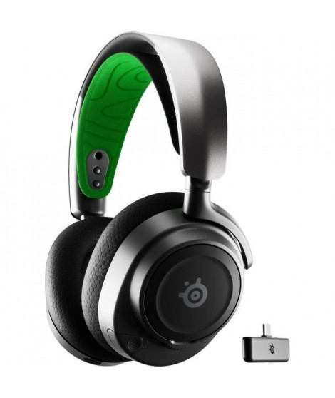 Casque-Micro Gaming - STEELSERIES - Arctis Nova 7X - Sans Fil - Multiplateforme - Noir / Vert