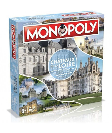 MONOPOLY CHATEAUX DE LA LOIRE - Jeu de plateau - WINNING MOVES