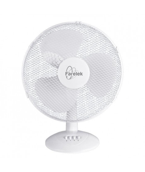 MIAMI 40 - Ventilateur a poser Ø40cm 50W blanc oscillant