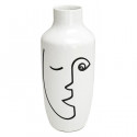 ARTY M6 Vase céramique - Blanc et noir