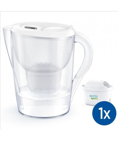 BRITA Carafe filtrante Marella XL blanche (3,5L) inclus 1 cartouche MAXTRA PRO All-In-1