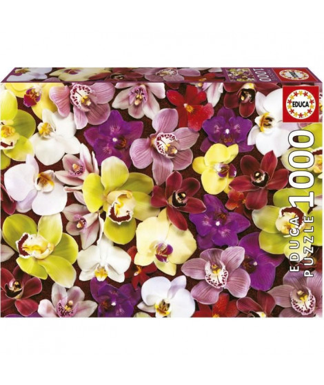 COLLAGE ORCHIDÉES - Puzzle de 1000 pieces