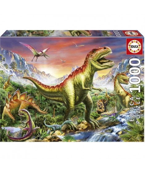 FOReT JURASSIQUE - Puzzle de 1000 pieces