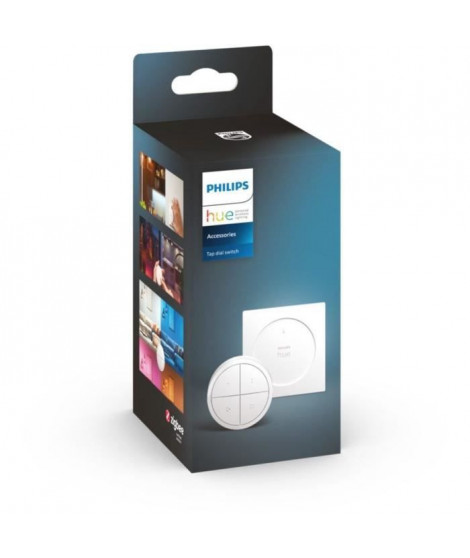 Philips Hue bouton télécommande Tap Dial Switch, blanc, permet le contrôle de plusieurs pieces ou une zone