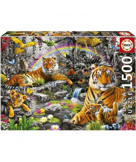 JUNGLE RADIEUSE - Puzzle de 1500 pieces