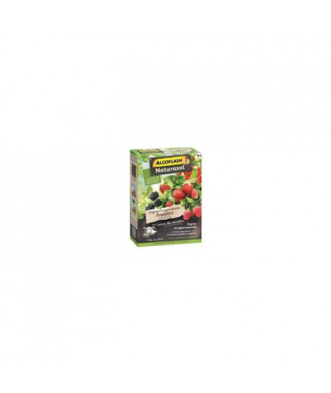 Engrais Fraisiers et Petits Fruits - ALGOFLASH NATURASOL - Longue durée - 1,2 kg