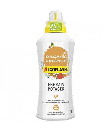 Engrais liquide potager - ALGOFLASH NATURASOL NATURASOL - Organic et Recyclé - 1L
