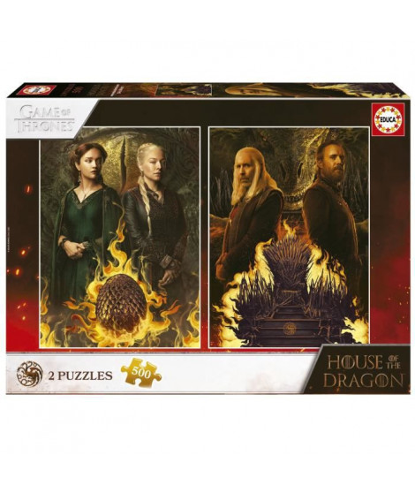 Puzzle - EDUCA - House Of The Dragon - 2X500 pieces