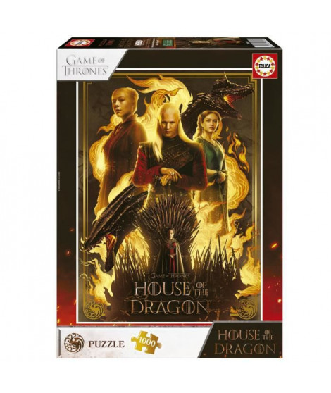 Puzzle - EDUCA - House Of The Dragon - 1000 pieces