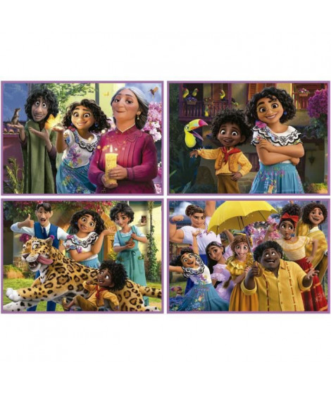 MULTI 4 IN 1 - DISNEY ENCANTO - 4 puzzles progressifs