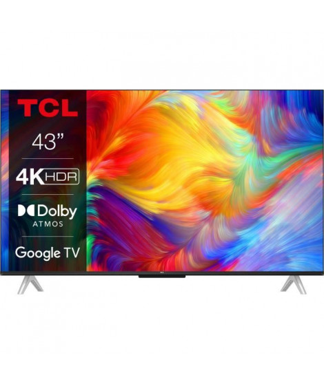 TCL LED 43P637 - 109 cm (43) - 4K Dolby vision Dolby Atmos - Google TV