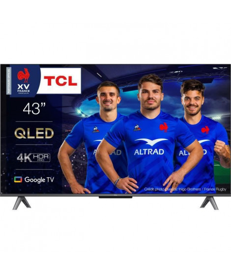 TCL LED 43QLED770 - 109 cm (43) - 4K QLED Dolby vision Dolby Atmos - Google TV HDMI 2.1