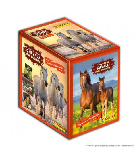 Chevaux 2023 - boite de 36 pochettes PANINI