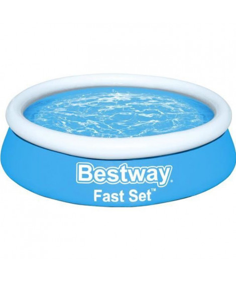 Piscine hors sol autoportante BESTWAY - Fast Set - Ø 183 cm - Ronde (Livrée avec un patch de réparation)