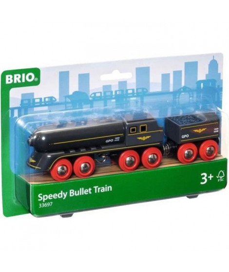 Brio World Train Grande Vitesse - Accessoire Circuit de train en bois - Ravensburger - Mixte des 3 ans - 33697