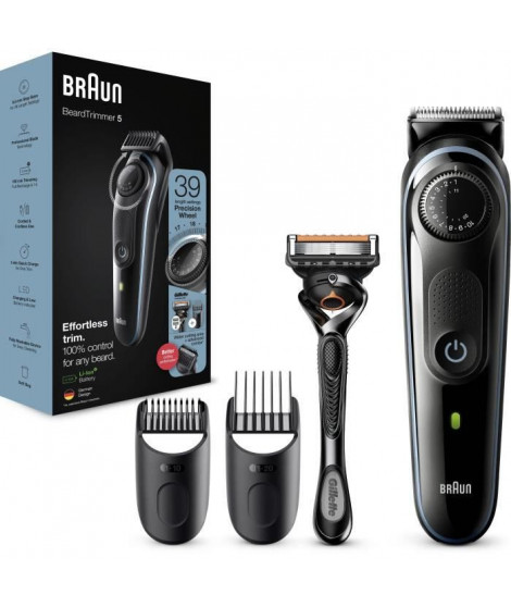 Braun 5 BT5341 Tondeuse a Barbe Pour Homme, Tondeuse Pour Visage, Cheveux