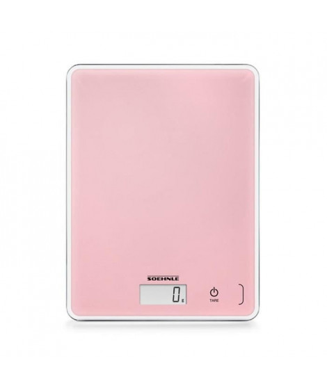 SoeHNLE Page Compact 300 Balance électronique - 5 kg / 1 g - Rose