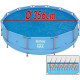 Bâche solaire pour piscines, housse pour piscines Ø356 cm pour Fast Set Ø366cm