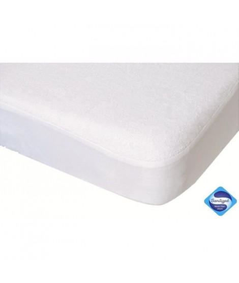 DOMIVA Alese - 100% Coton - Traité Sanitized - Blanc - 70 x 140 cm