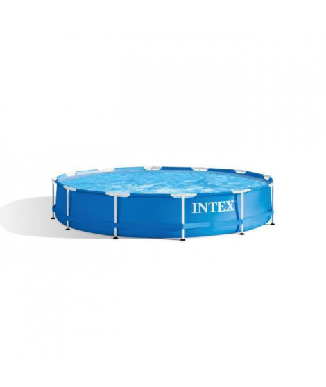 Kit Piscine hors sol tubulaire INTEX - Frame - 365 x 76 cm - Ronde