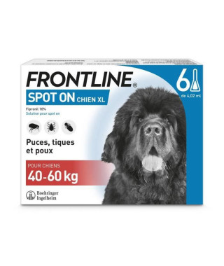 Frontline Spot On Chien XL 6 pipettes