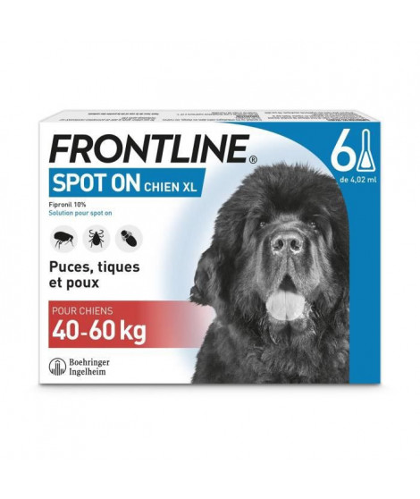 Frontline Spot On Chien XL 6 pipettes