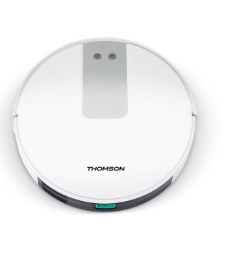 THOMSON THVC24W Aspirateur robot - 22W - 65dB - 3 modes de navigation - Autonomie jusqu'a 120min - Réservoir 0,6L