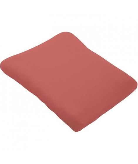 DOMIVA Housse matelas a langer - Coton/Polyester - oeko-Tex - Terracotta - 50 x 75 cm