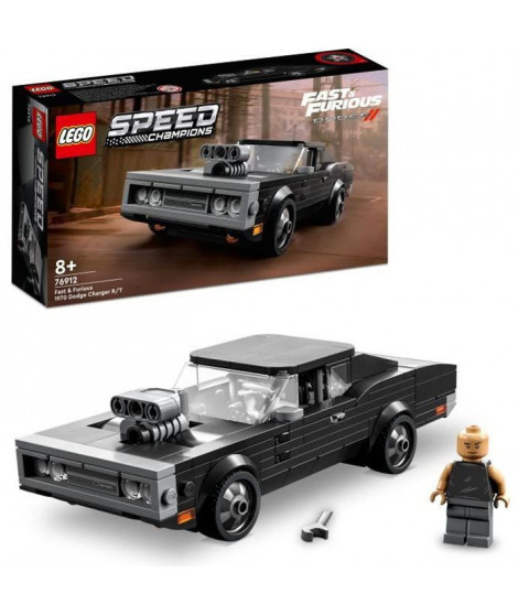 LEGO Speed Champions 76912 Fast & Furious 1970 Dodge Charger R/T, Jouet, Modélisme Voiture