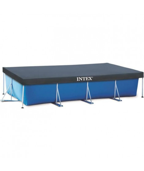 Intex bâche protection pour piscine rectangulaire tubulaire 3m x 2m