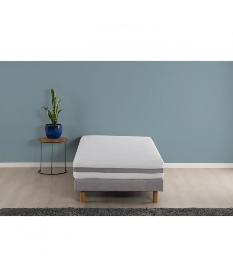 Matelas 90x190 cm DEKO DREAM Hygioconfort - Ressorts - Ferme - 5 zones - Déhoussable