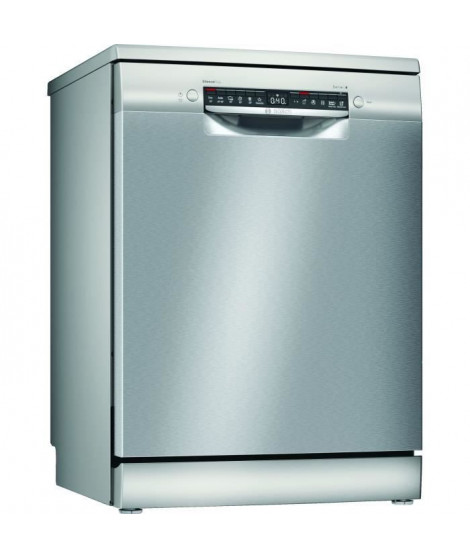 Lave-vaisselle pose libre BOSCH SMS4ETI14E SER4 - 12 couverts - Induction - L60cm - Home Connect - 44dB - Inox