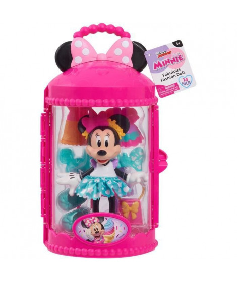 Minnie, Peluche musicale, avec fonctions sonores et lumineuses, 30 cm, Jouet pour enfants des 3 ans, MCN21