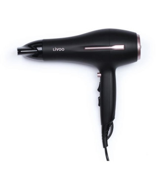 LIVOO DOS174 Seche-cheveux technologie ionique - 2 vitesses et 3 niveaux de température - Touche air frais - Poignée ergonomique
