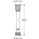GROHE Flexible de douche Relexaflex 2000 28155001 - Longueur 2m - Résistance a la pression 5 bars - Gris argenté