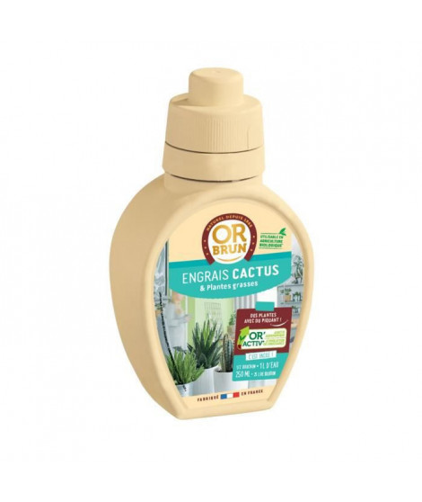 OR BRUN Engrais cactus 250 ml