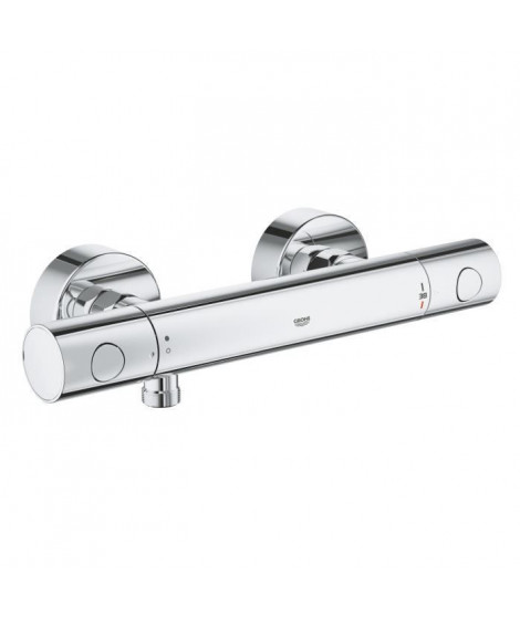 GROHE Mitigeur thermostatique douche Precision Get, montage mural, indicateur de température, filtres intégré, 34773000